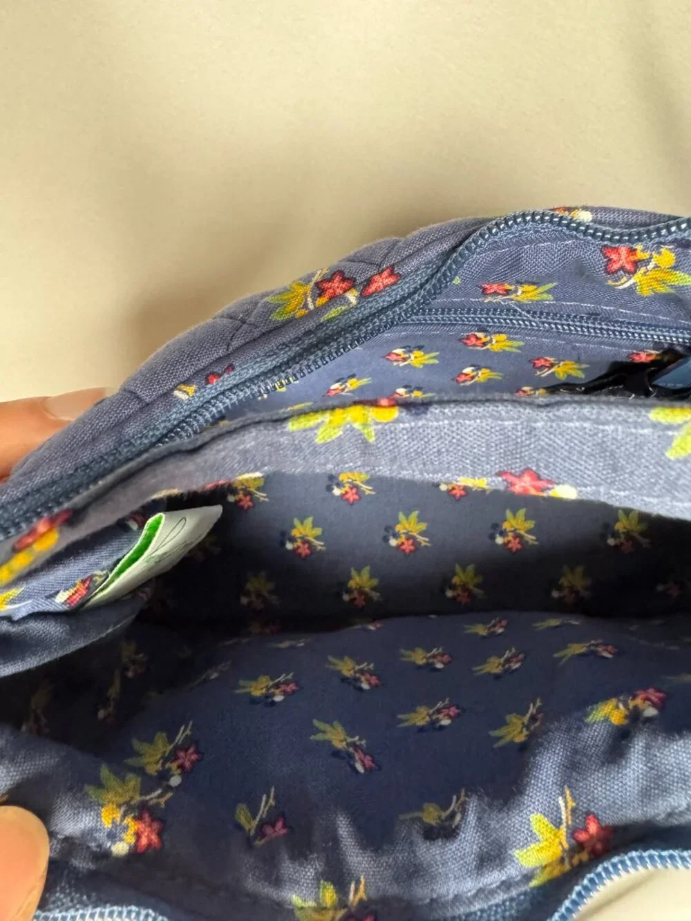Vera Bradley Blue Provencal Shoulder Bag + Checkbook Cover Vintage